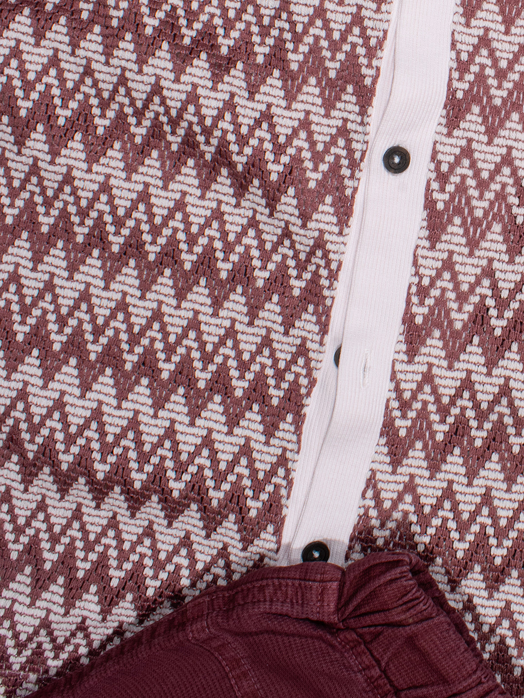Ruffled Cotton Hoodie