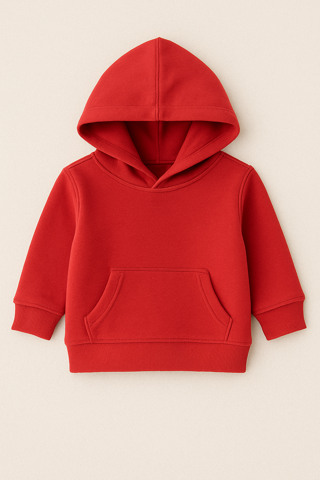 Ruffled Cotton Hoodie