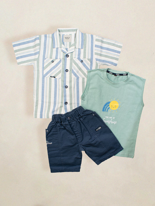 Cotton Sleeveless Baby Romper