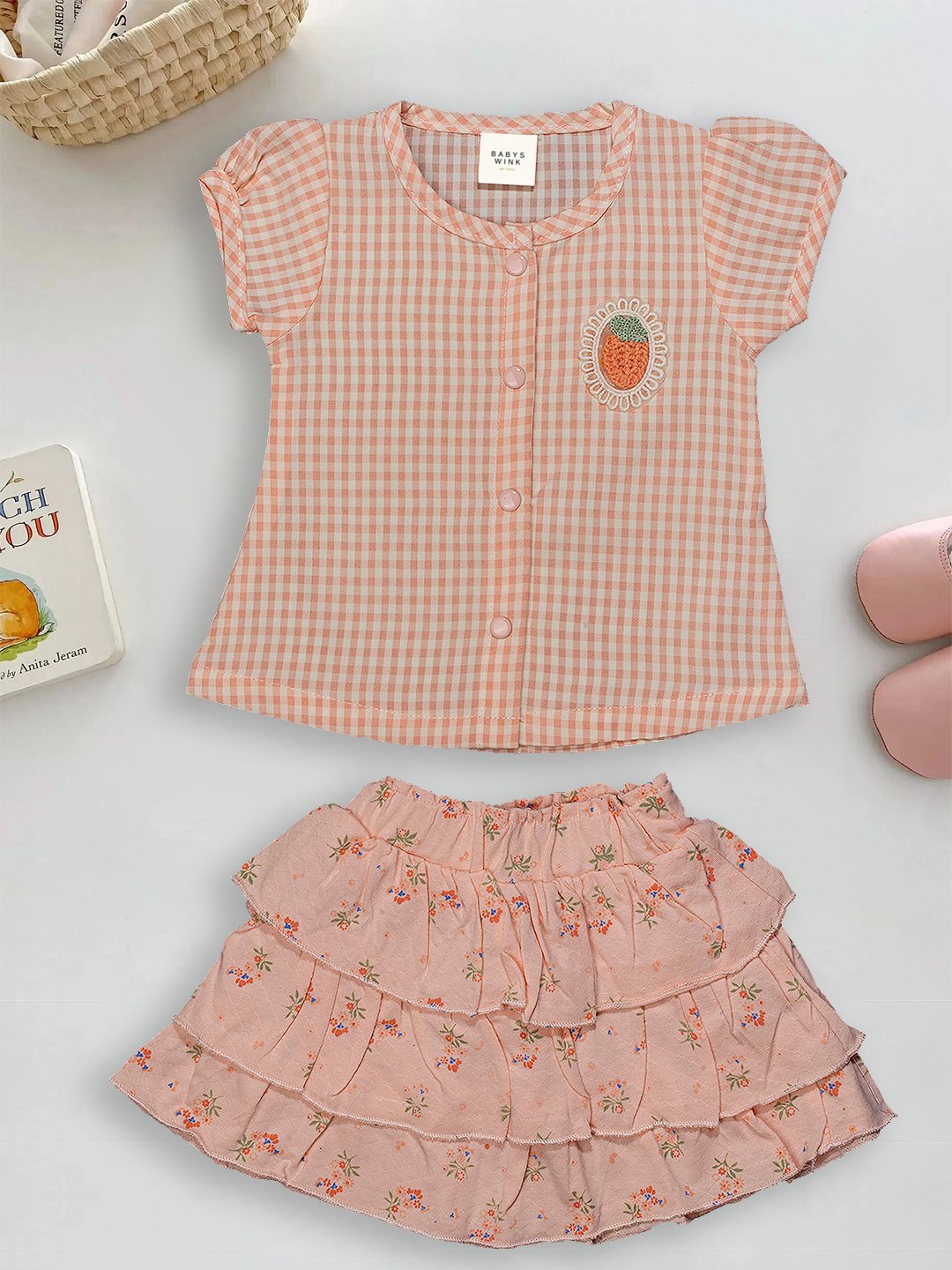 Babyswink Strawberry Co-Ord Set For Kids - Image 2