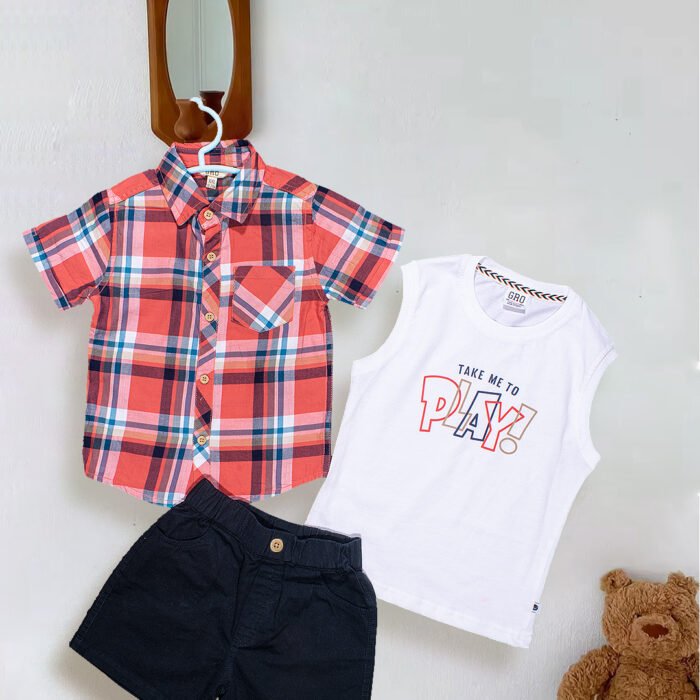 Babyswink Checques Co-Ord Set For Kids