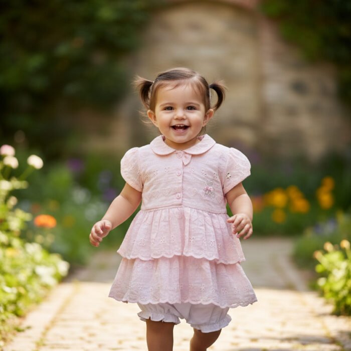 Babyswink Floral Lace Co-Ord Set For Kids